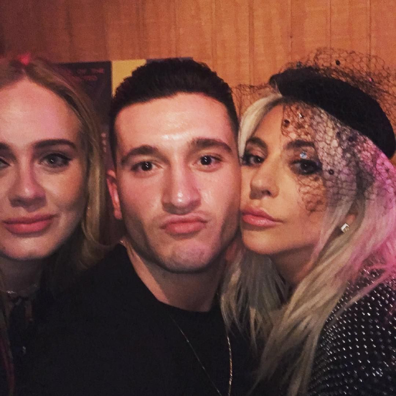 Joey Sasso with Lady Gaga and Adele - The Circle Winner and Perfect Match | PopXD.com